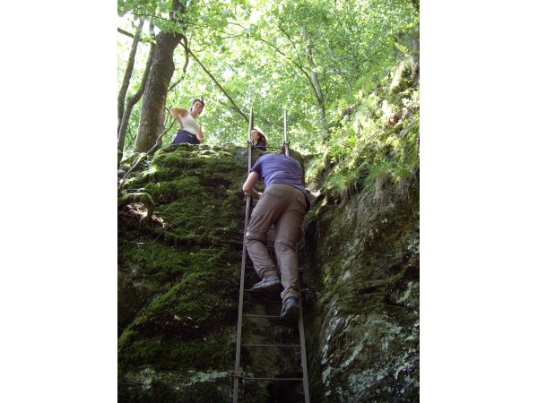 laddertjeswandeling in Rochehaut